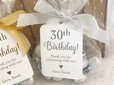 30th birthday favors|personalised 30th birthday party favors.